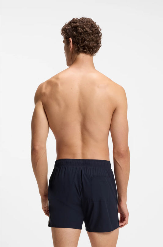 SWIM SHORTS WITH SIGNATURE STRIPE AND LOGO