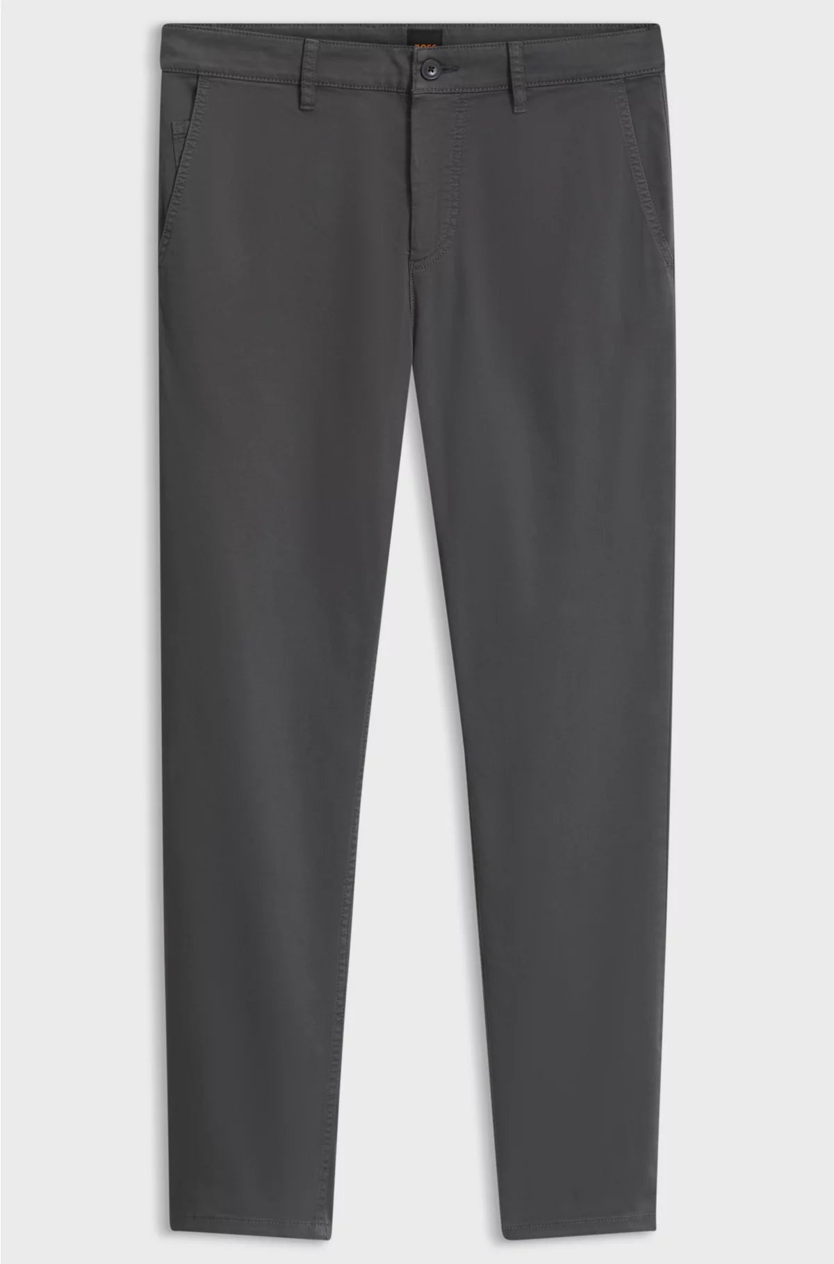 TAPERED-FIT CHINOS IN STRETCH-COTTON SATIN