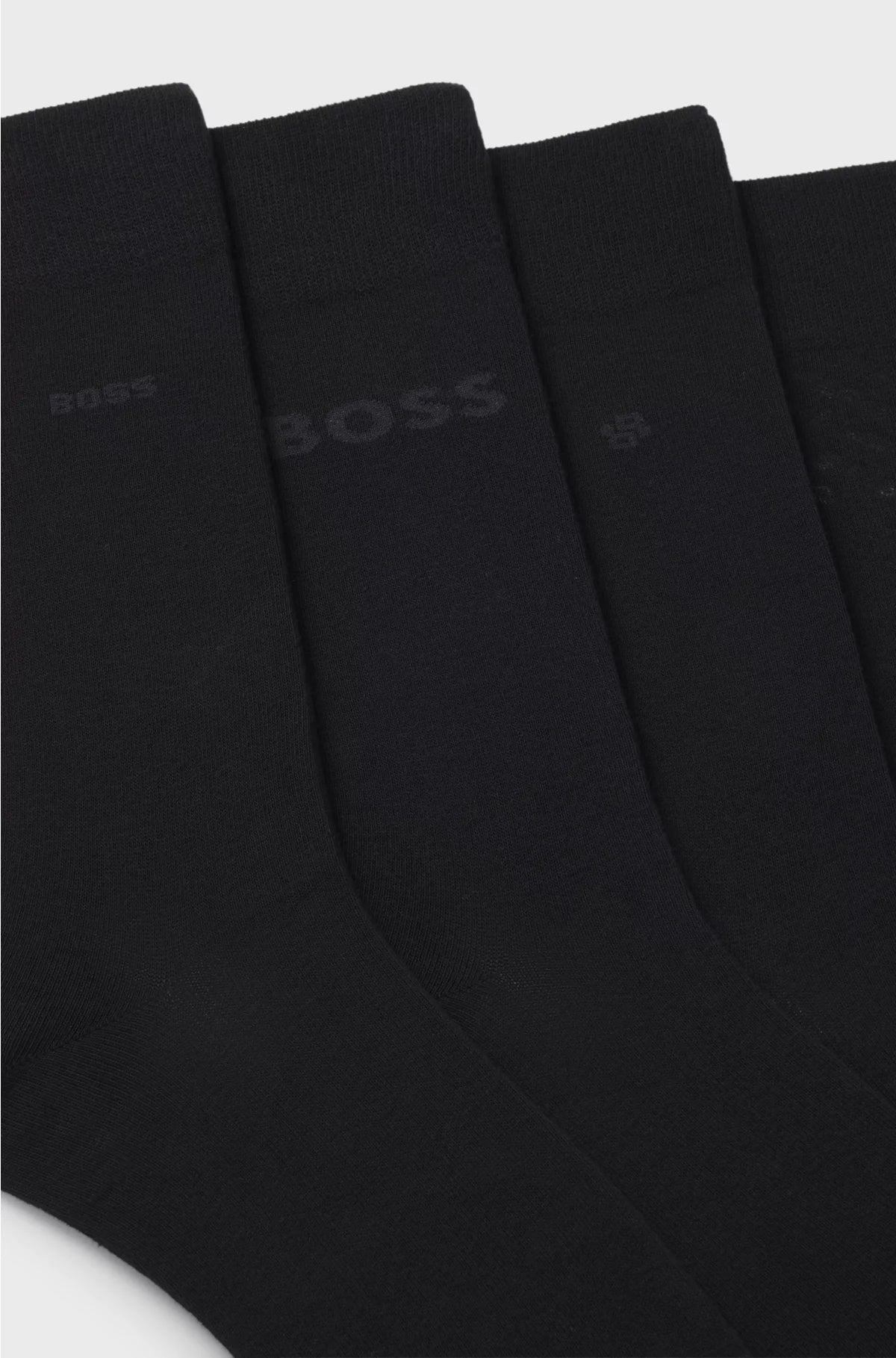 FOUR-PACK OF REGULAR-LENGTH SOCKS WITH BRANDING