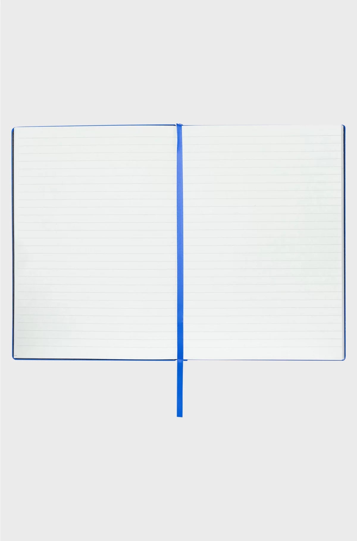 A5 NOTEBOOK IN BLUE FAUX LEATHER