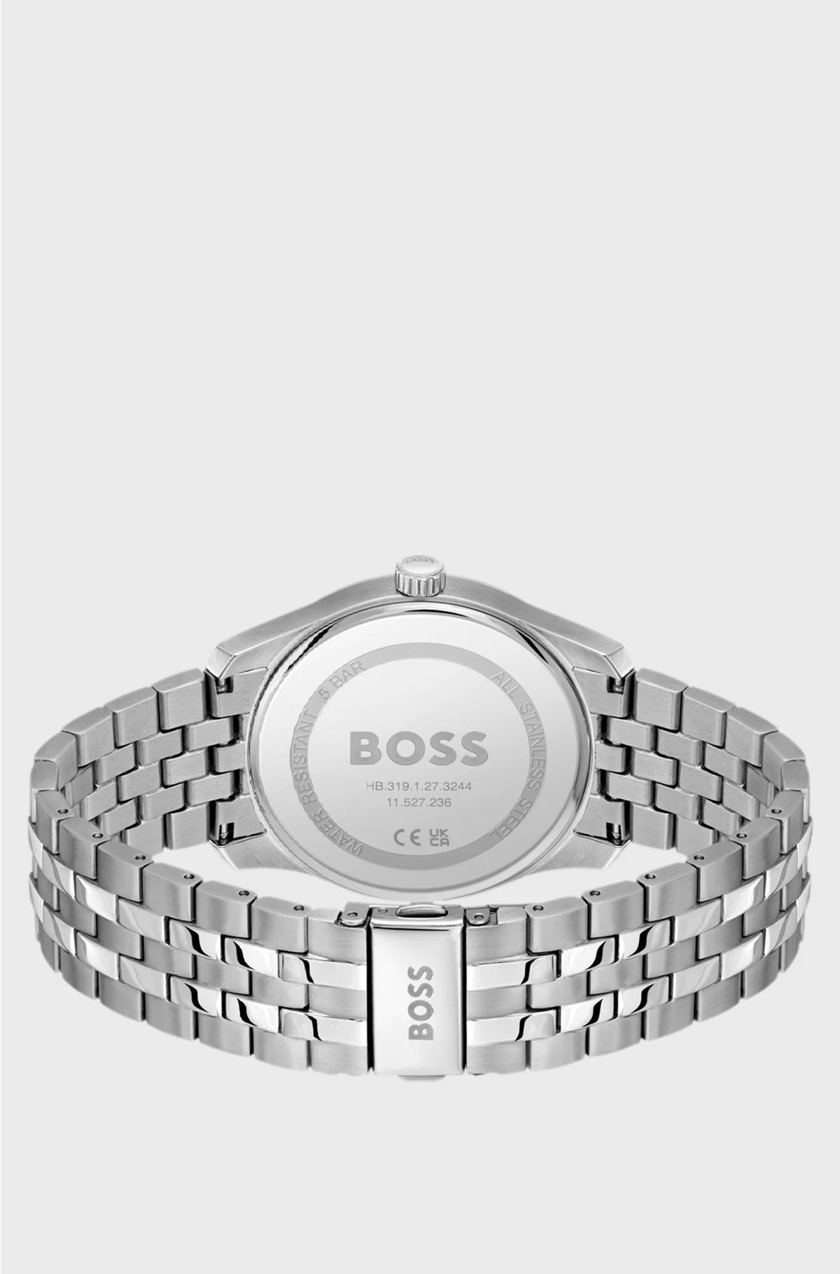 BLACK-DIAL WATCH WITH MULTI-LINK BRACELET